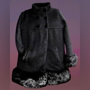 Christian Siriano knit dress coat, girls’ sz 5/6